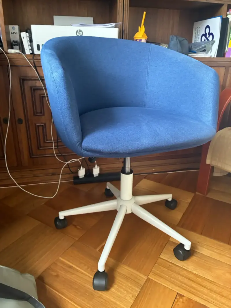 Silla de Oficina Giratoria Azul