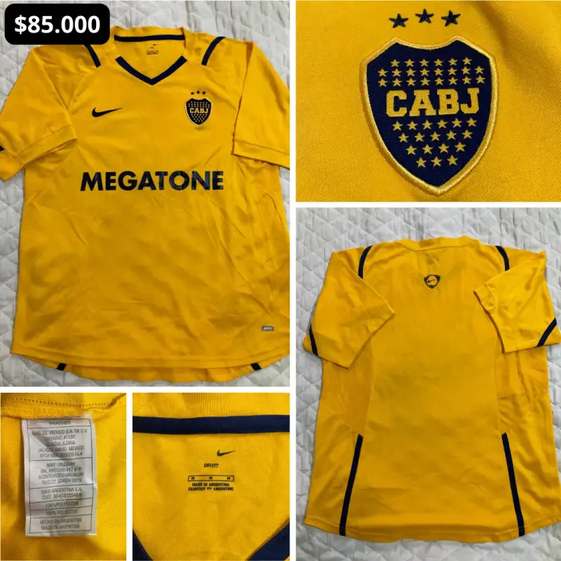 Camiseta Boca Juniors Nike amarilla original