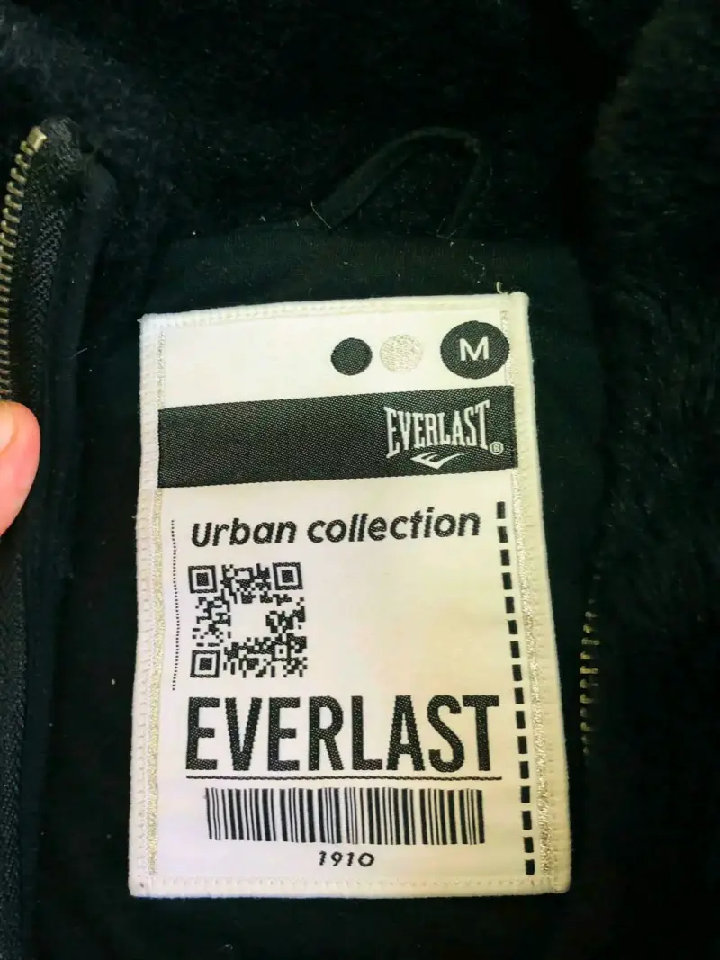 Chaqueta de felpa negra Everlast Urban Collection - 2