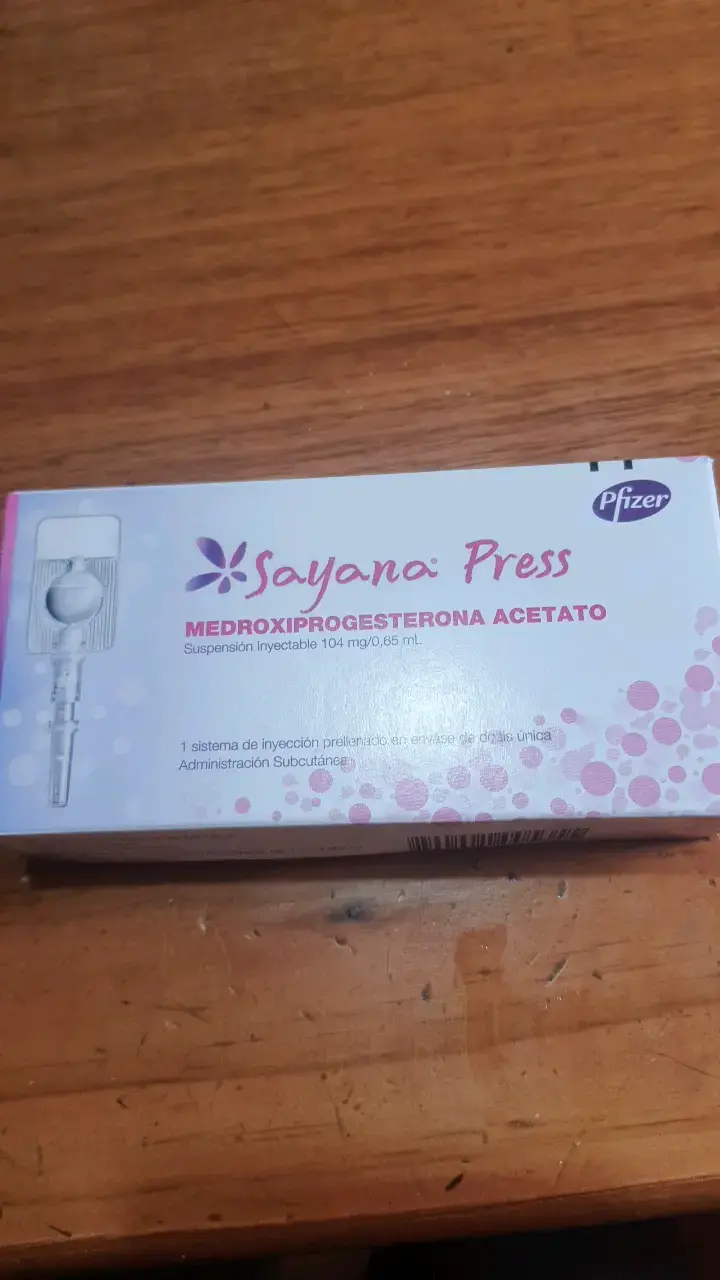 Inyección Sayana Press Medroxiprogesterona Acetato