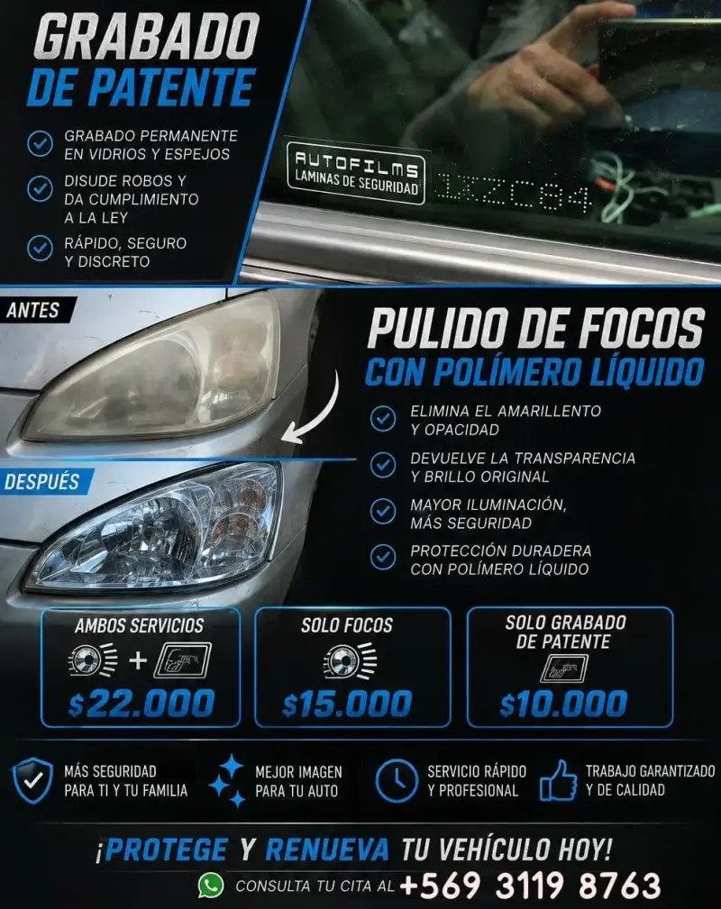 Grabado patente y restauración focos - 1