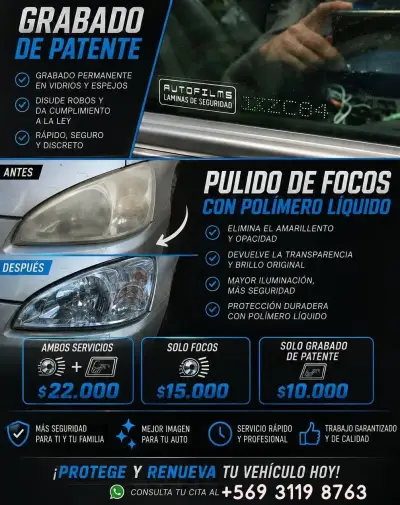 Grabado patente y restauración focos - miniatura 1