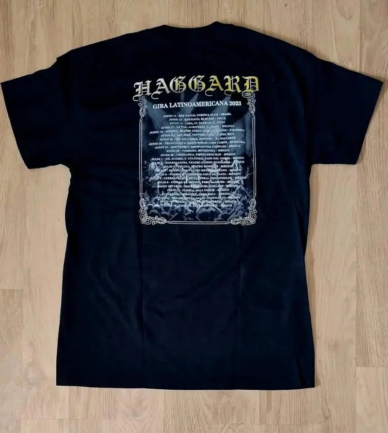 Polera de concierto Haggard Gira Latam 2023 - 2