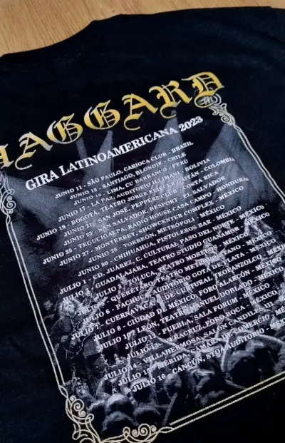 Polera de concierto Haggard Gira Latam 2023 - miniatura 4