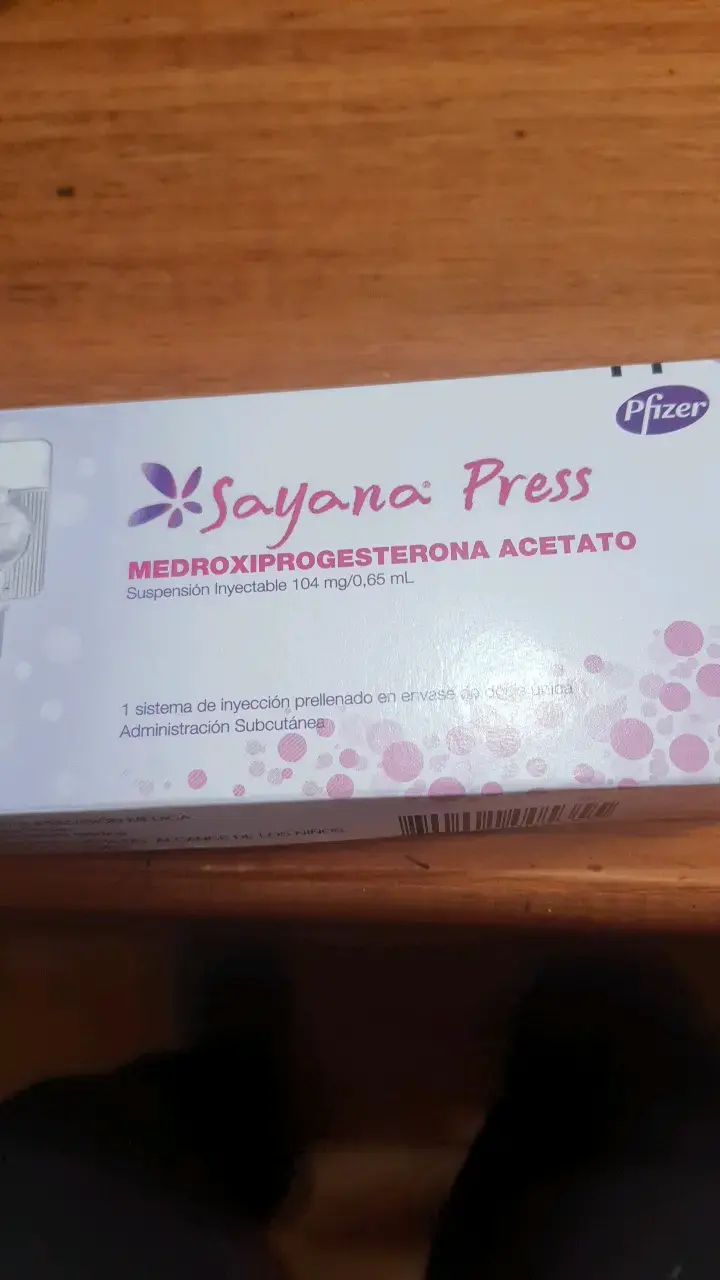 Inyección Sayana Press Medroxiprogesterona Acetato 104 mg - 2