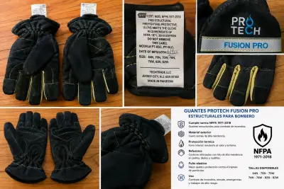 Guantes Protech Fusion Pro para Bombero - miniatura 1