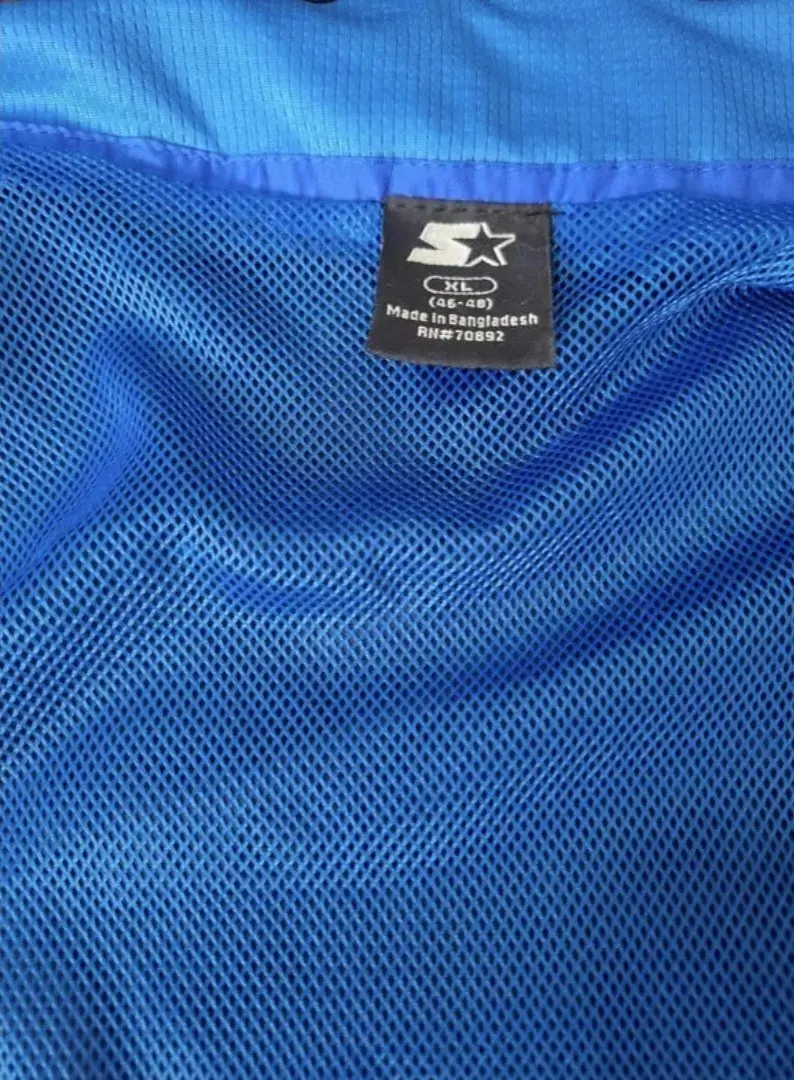 Chaqueta deportiva azul Startercon cierre talla XL - 3