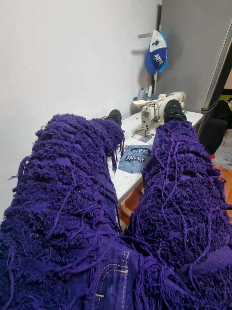 Jeans intervenidos/hechos a mano