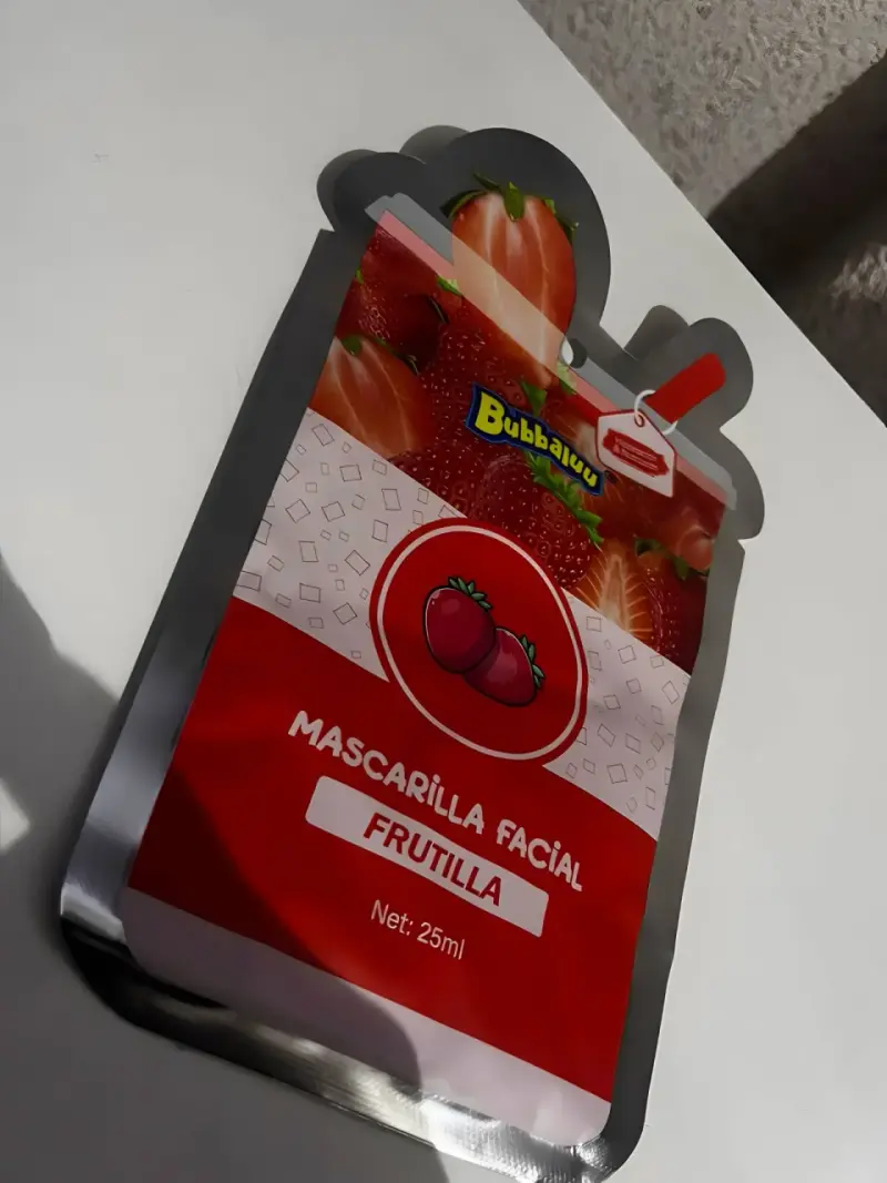 Mascarillas faciales de frutas Bubbaluu 25ml