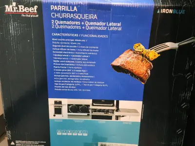 Parrilla a gas Mr. Beef con 2 quemadores - miniatura 2
