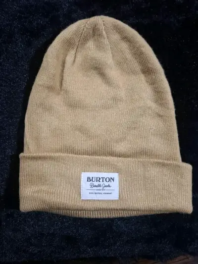 Gorro de lana beige Burton - miniatura 1