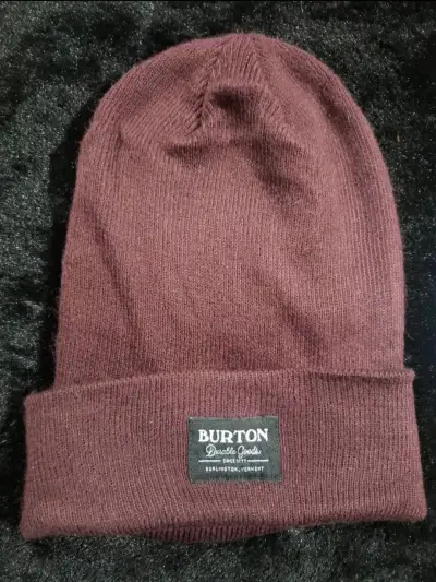 Gorro de lana burdeos Burton - miniatura 1