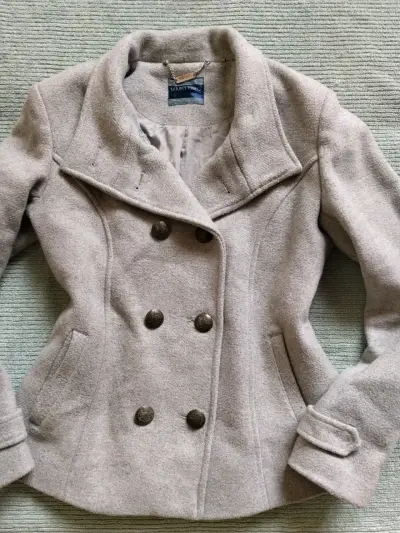 Abrigo de lana gris Marittimo para mujer - miniatura 1