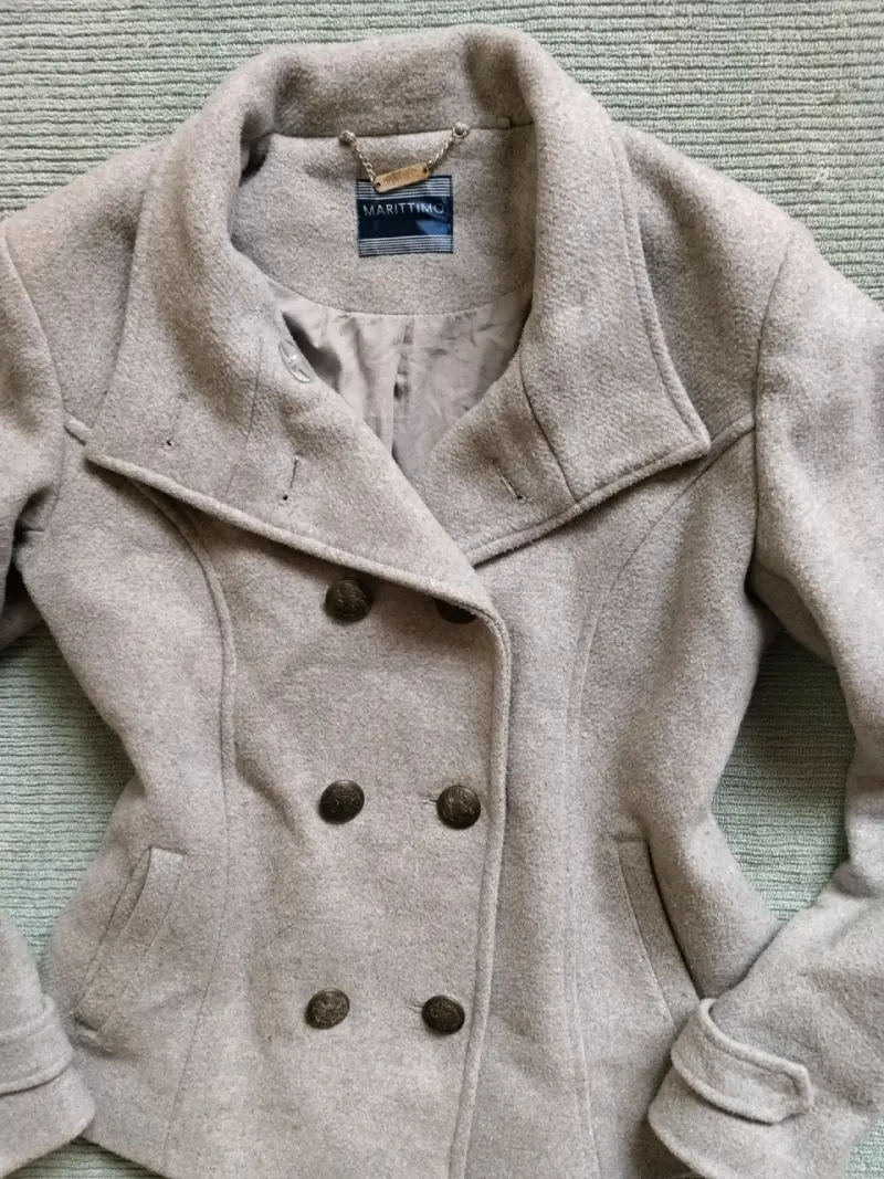 Abrigo de lana gris Marittimo para mujer - 2