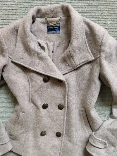Abrigo de lana gris Marittimo para mujer - miniatura 2