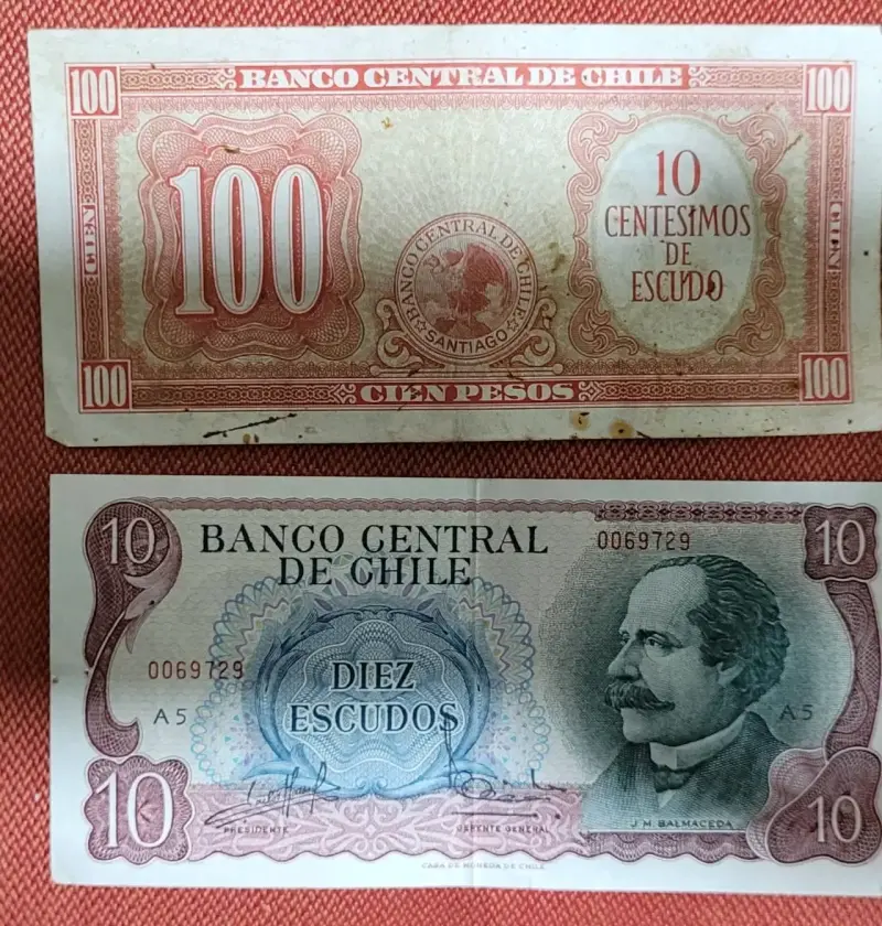 Lote d billetes chilenos - 3