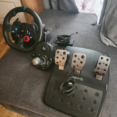 Volante y pedales Logitech G29 para PS4/PC - miniatura 1