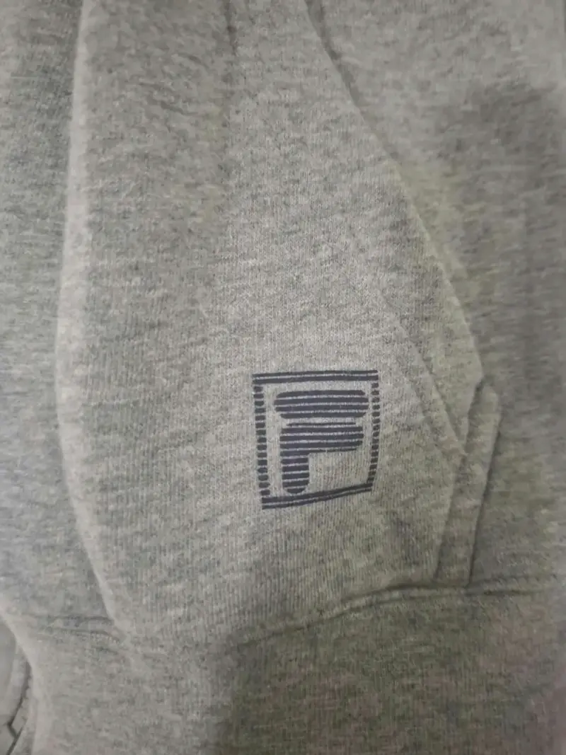 Polerón con capucha gris Fila F-Box para hombre - 4
