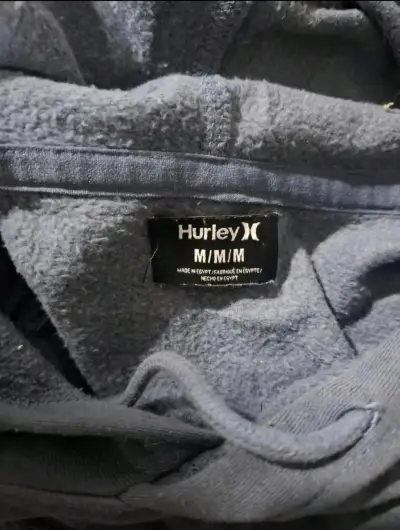 Polerón con capucha azul Hurley para hombre - miniatura 3