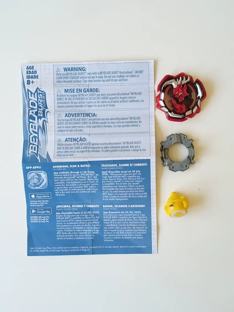BEYBLADE OGRE 04 MARCA HASBRO. - 4