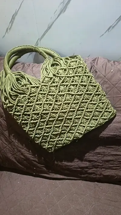 Bolsos de macramé en varios colores - miniatura 5