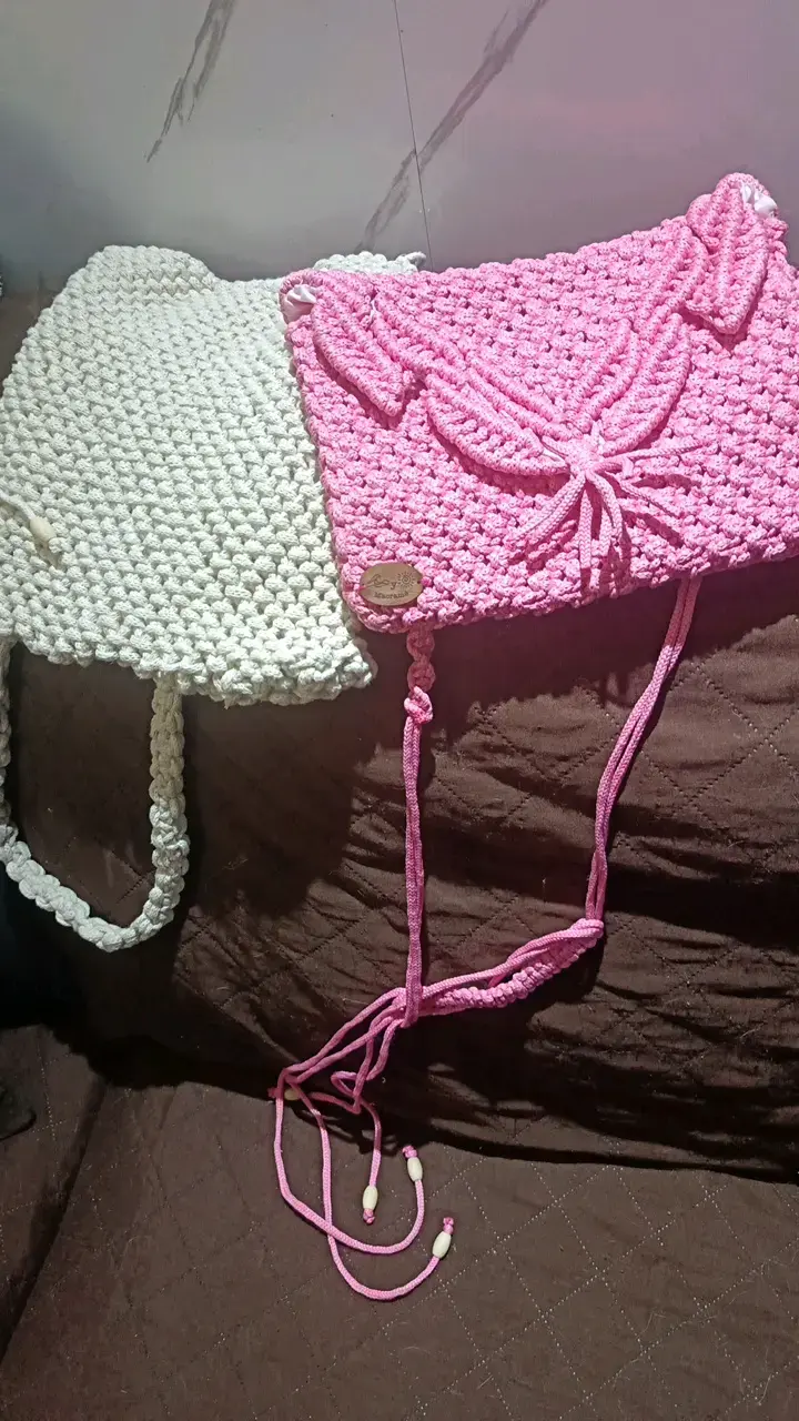 Bolsos de macramé en varios colores - 6