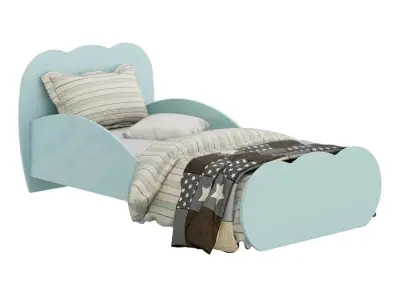 Cama transición cloud celeste + colchón drimkit - miniatura 3