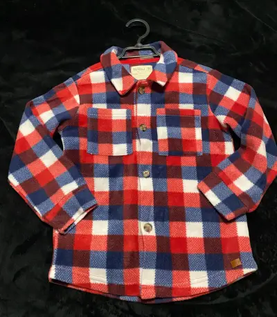 Camisa de franela a cuadros para niño Tribu - miniatura 1