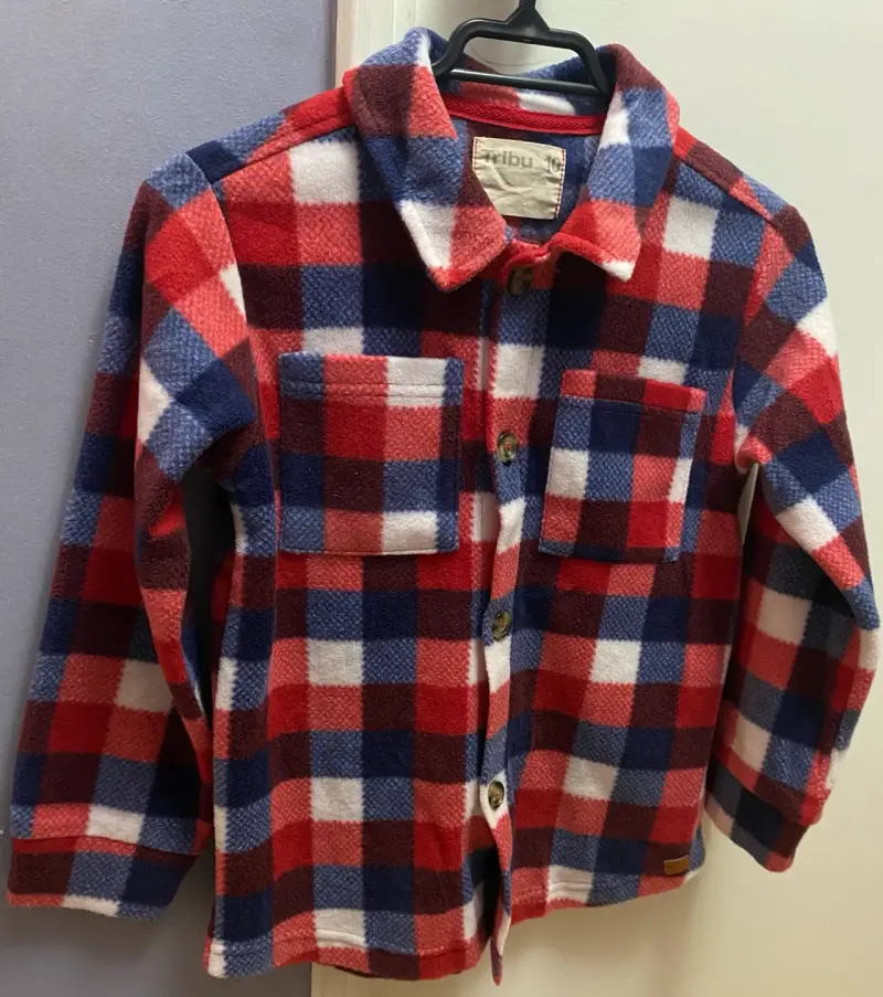 Camisa de franela a cuadros para niño Tribu - 2