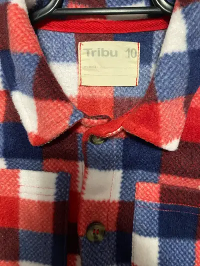 Camisa de franela a cuadros para niño Tribu - miniatura 3