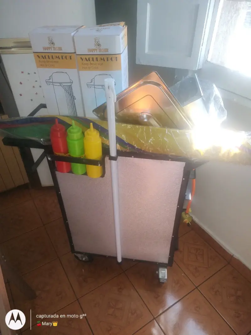 Carro de Comida Rápida con Accesorios - 1