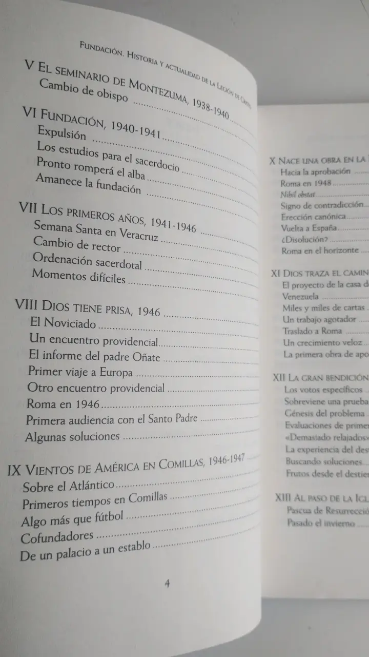 Libro Fundación: Historia y Actualidad de la Legión de Cristo - 3