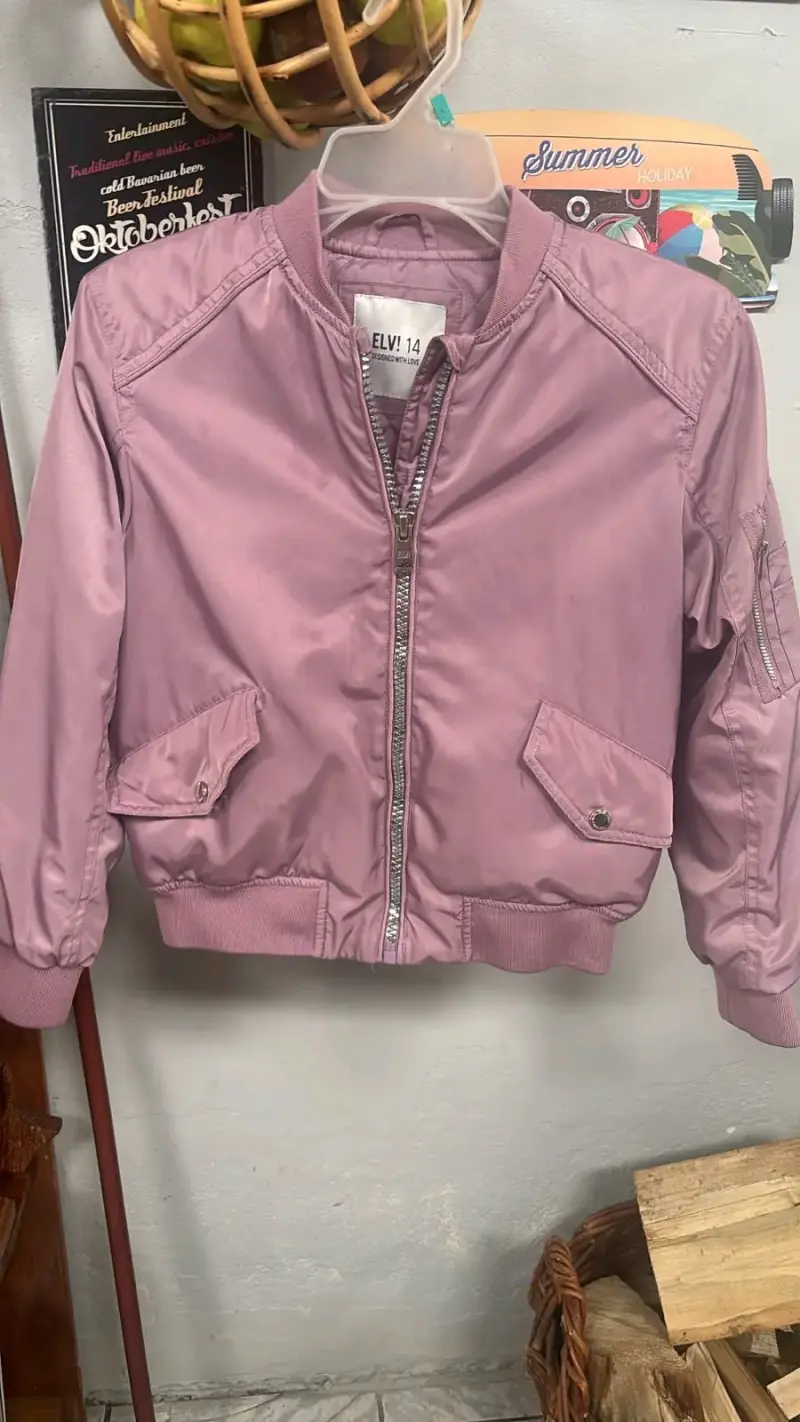 Chaqueta rosa para niña ELV! 14 - 2