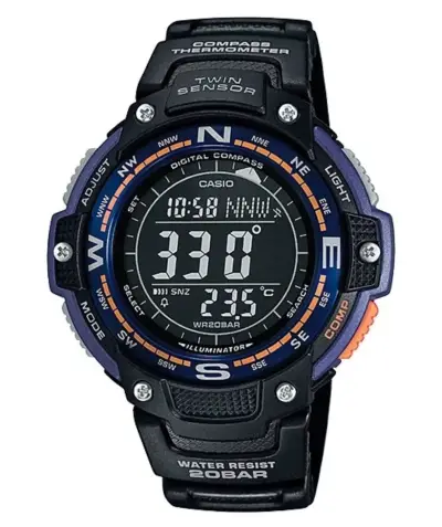Reloj digital Casio con brújula y termómetro - miniatura 1
