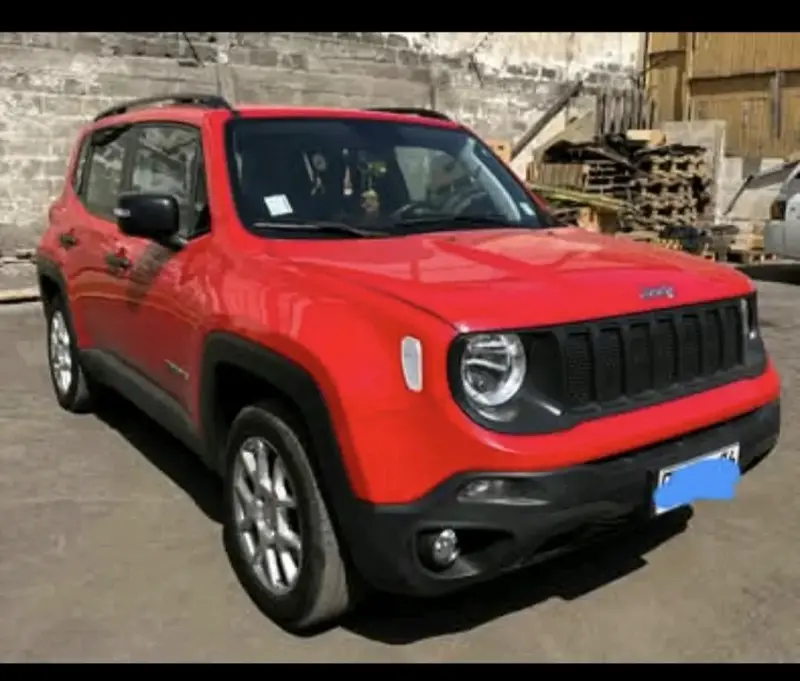 Jeep Renegade 2022 rojo en buen estado - 2