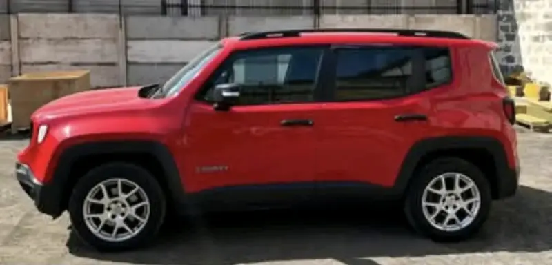 Jeep Renegade 2022 rojo en buen estado - 6