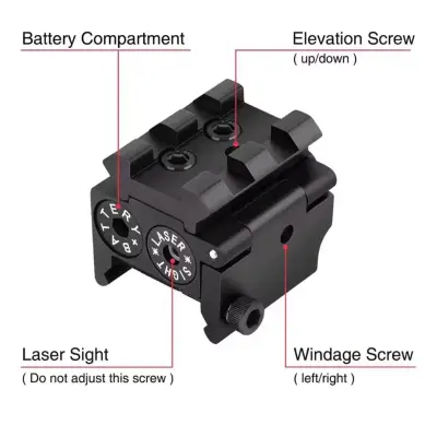 Mira láser táctica para pistola con ajuste - miniatura 3