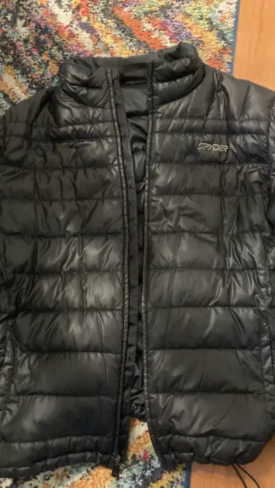 Chaqueta negra Spyder para hombre XL - miniatura 1