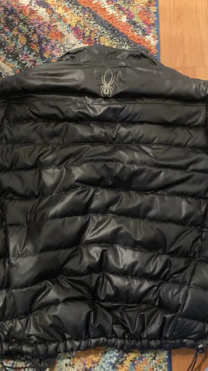 Chaqueta negra Spyder para hombre XL - 3
