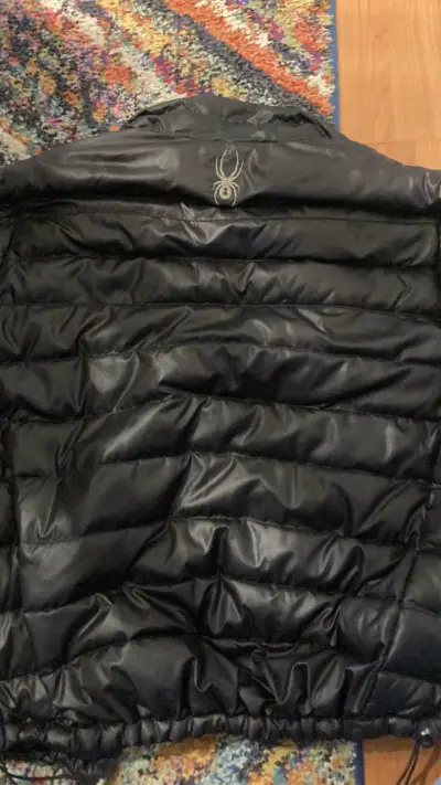 Chaqueta negra Spyder para hombre XL - miniatura 3