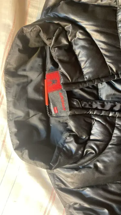 Chaqueta negra Spyder para hombre XL - miniatura 4