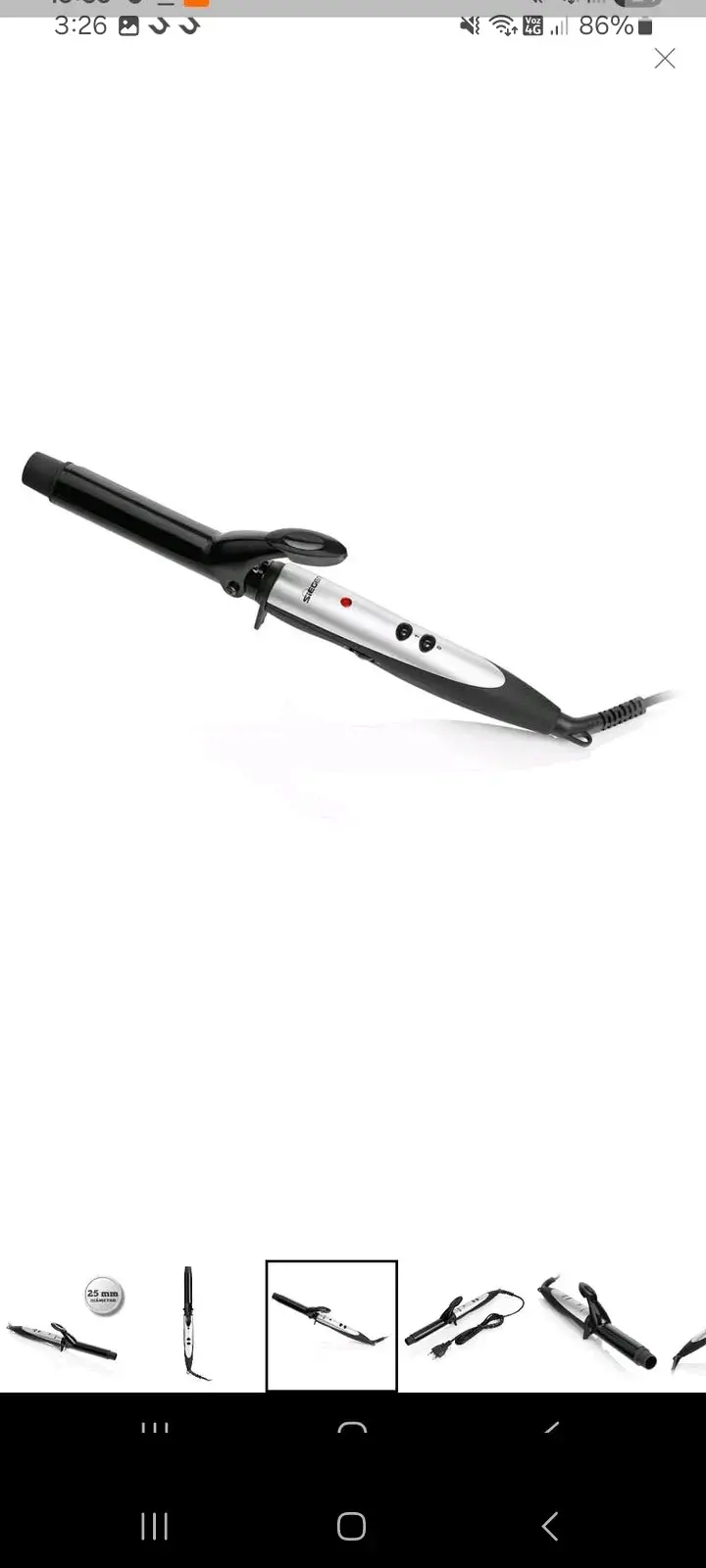 Rizador de Pelo Eléctrico Siegen 25mm - 1