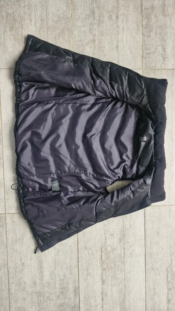 Chaqueta s/manga Acolchado Negro H&M Sport Talla M - 3