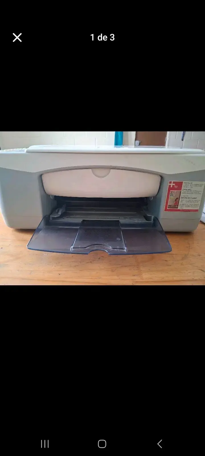 Impresora multifuncional HP Deskjet F380 usada - 1
