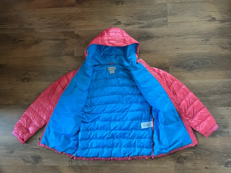 Chaqueta Columbia rosada mujer L - 3