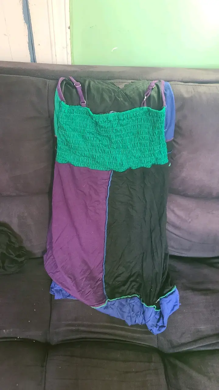 Vestido casual multicolor para mujer - 2
