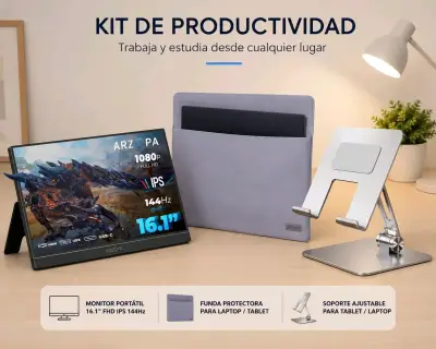 Arzopa monitor portátil 16 144hz HDR - miniatura 1