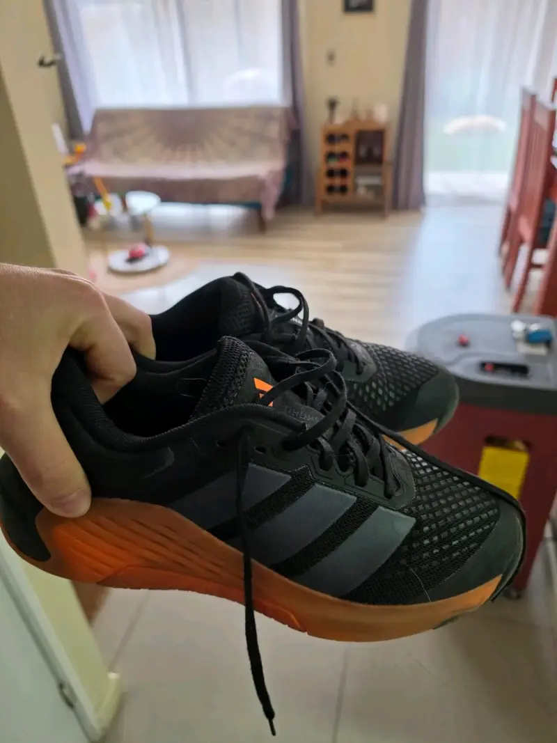 Zapatillas deportivas negras/naranjas Adidas - 2