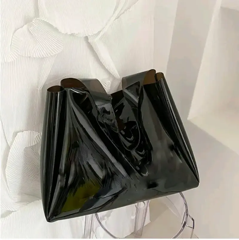 Bolso tote negro elegante - 2