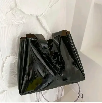 Bolso tote negro elegante - miniatura 2